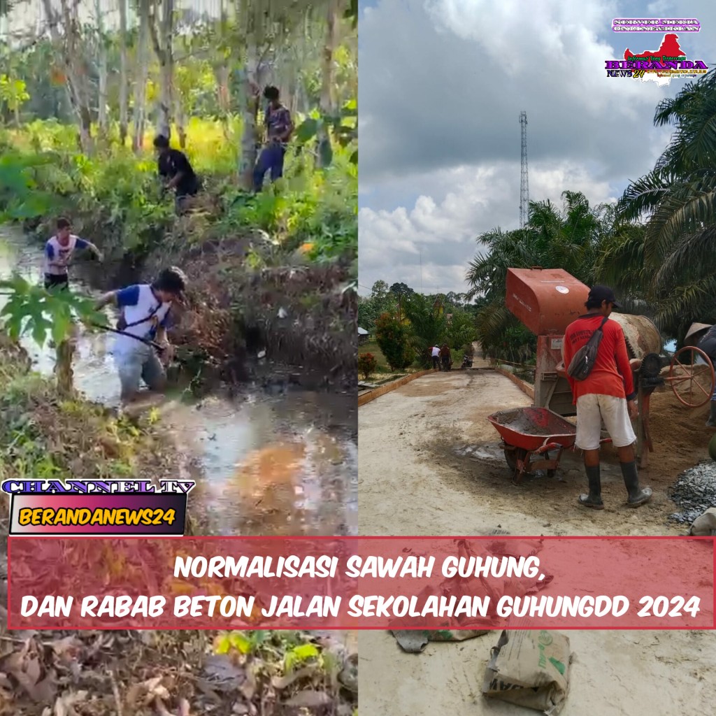 Pemeliharaan dan Peningkatan Prasarana Jalan Desa, Normalisasi Saluran Irigasi Sawah(Selokan/Parit/Drainase dll)